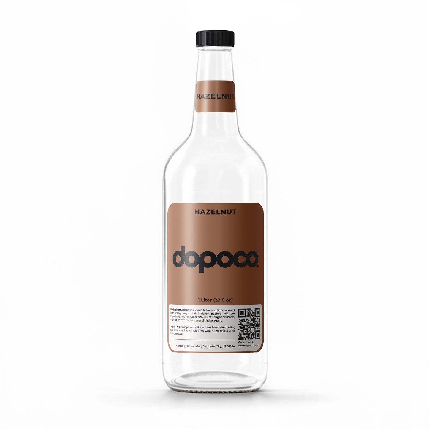 Plastic Bottle - 1 Labeled Bottle with Cap