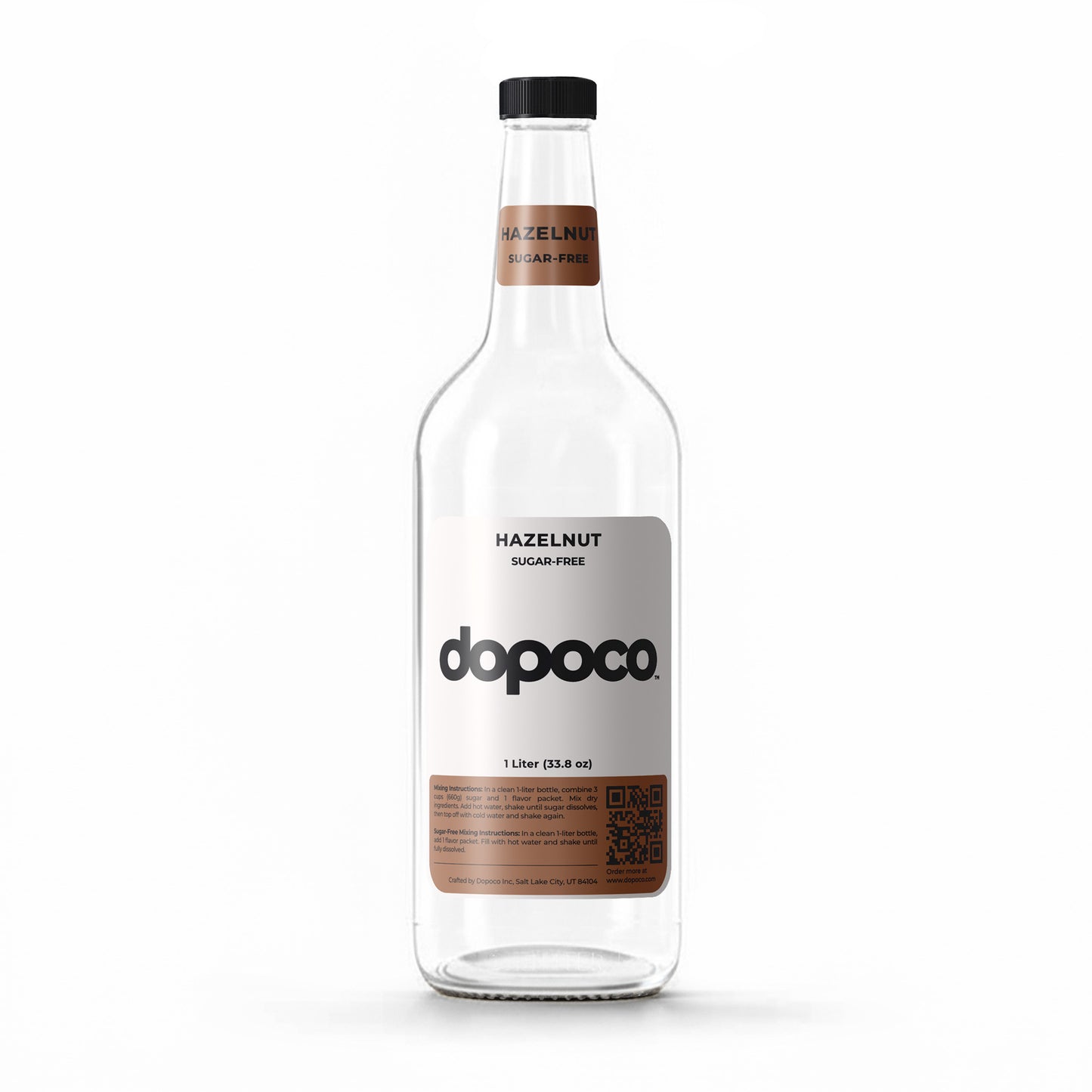 Plastic Bottle - 1 Labeled Bottle with Cap