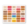 Bottle Flavor Tag sheet (Free with the purchase of bottles)
