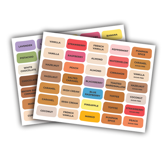 Bottle Flavor Tags