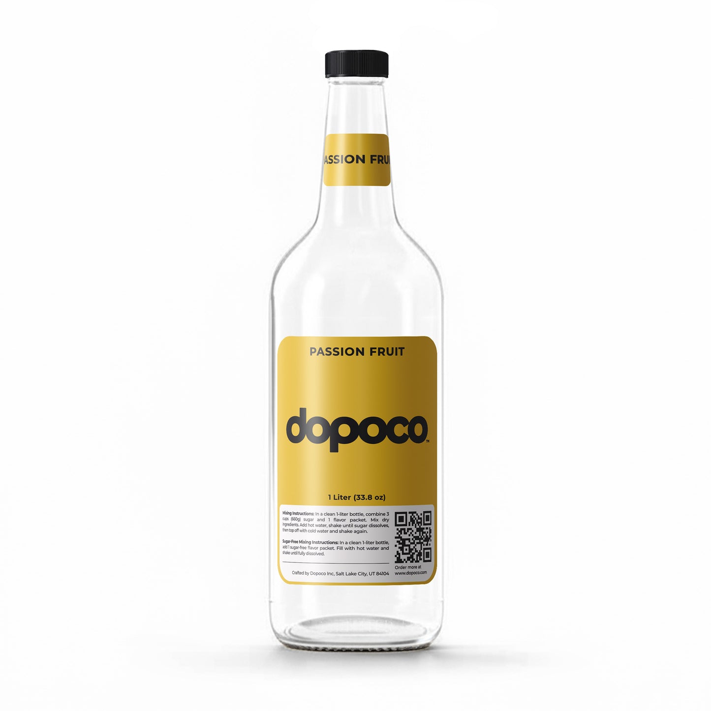 Plastic Bottle - 1 Labeled Bottle with Cap