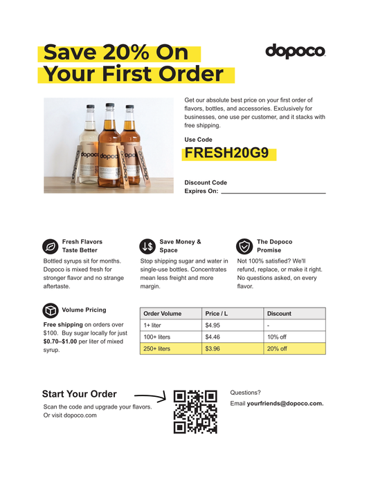 Welcome Gift - 20% Off Your First Order