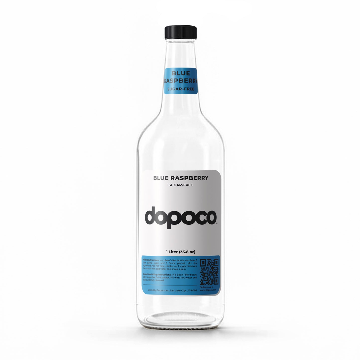 Plastic Bottle - 1 Labeled Bottle with Cap