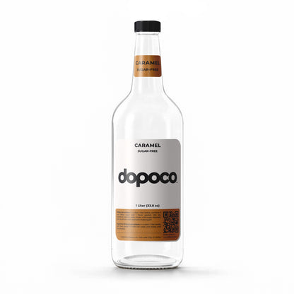 Glass Bottle - 1 Labeled Bottle with Cap