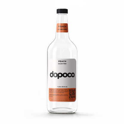 Glass Bottle - 1 Labeled Bottle with Cap