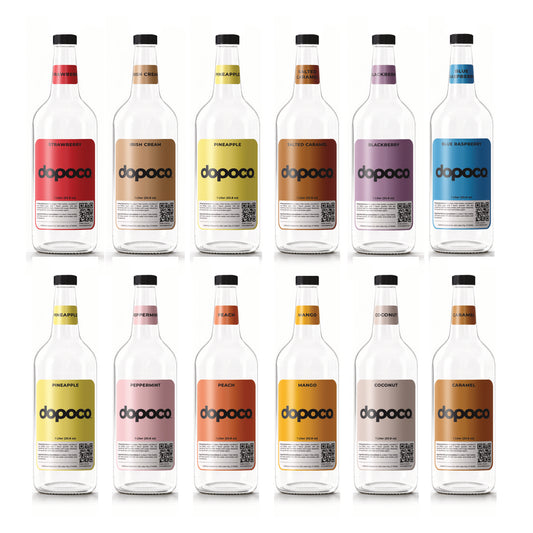 Glass Bottles + Caps and Pumps (12 Pack)